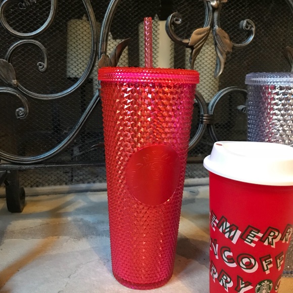 Starbucks Studded 2019 Pink and Platinum Tumblers - Picture 2 of 6